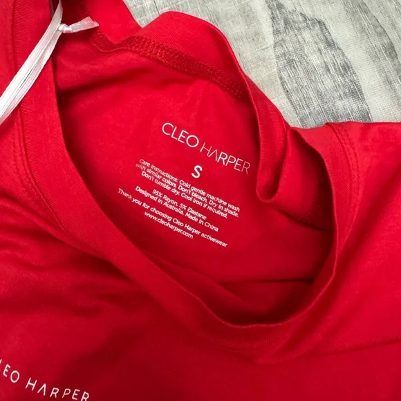 Cleo Harper Drift Tank Red Small New SOLD OUT - Picture 5 of 6